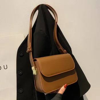 Осенняя сетчатая маленькая женская сумка в западном стиле знаменитостей, новая модная популярная сумка-мессенджер на одно плечо, маленькая квадратная сумка