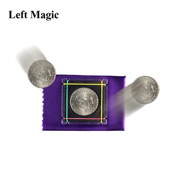 Побег монеты Волшебные трюки Полет монеты Для детей Начинающих Фокусников Фантастический Исчезающий реквизит для магии Монет E3037