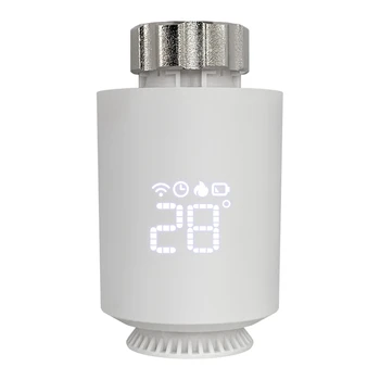 Привод радиатора Термостата Tuya Zigbee Smart TRV Термостатический Клапан Термостатический клапан Для Al-Exa Google Home