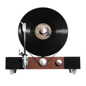 Проигрыватель виниловых пластинок Деревянное украшение гостиной CD Лихорадка пленка Ретро старомодный фонограф