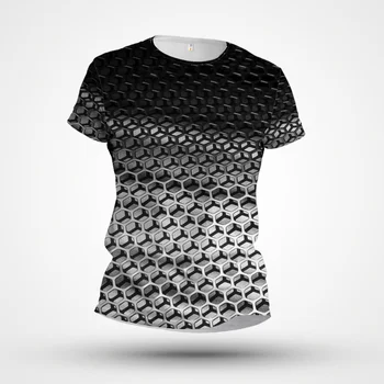Простой дизайн с 3D-печатью, крутая футболка в стиле Харадзюку с коротким рукавом, забавная уличная мужская мода