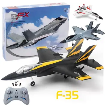 Радиоуправляемый самолет Fx935 2,4 g 4CH F35 Fighter Epp Drone, Самолет с дистанционным управлением, Электрическая Радиоуправляемая модель самолета, игрушки для мальчиков, подарки