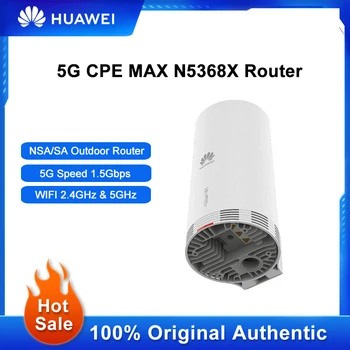 Разблокированный Huawei 5G CPE MAX N5368X Наружный WIFI-маршрутизатор 1,5 Гбит/с NSA + SA Сетевой Двухдиапазонный Беспроводной Ретранслятор Со Слотом Для sim-карты