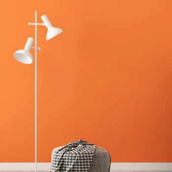Современные ярко-оранжевые однотонные обои для домашнего декора, рулон нетканых однотонных обоев для спальни, украшения стен гостиной