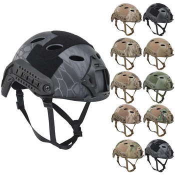 Тактический шлем Военный Армейский боевой Страйкбол Пейнтбольные шлемы для стрельбы Wargame Спорт на открытом воздухе Защитное снаряжение для головы