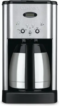 Термос для приготовления кофе Brew Central на 10 чашек, аксессуары для кофе серебристого цвета, Кофеварка для эспрессо, кофеварка для холодного приготовления молока, Паровая пенка