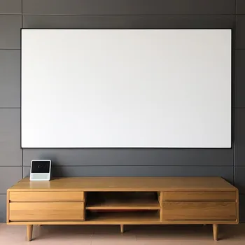 Экран проектора для домашнего кинотеатра Mivision с фиксированной рамкой из ПВХ белого цвета 8K по индивидуальному заказу