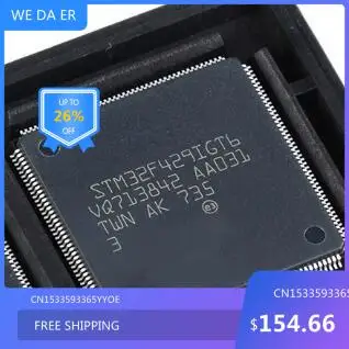 100% Новый Бесплатная доставка Новый прототип микросхемы микроконтроллера singlechip microchip STM32F429IGT6 LQFP176