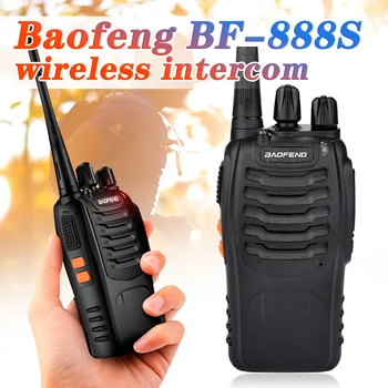 2 шт./упак. Портативная рация Baofeng BF-88E PMR 16 каналов 400-470 МГц Безлицензионное радио с USB-зарядным устройством и наушником