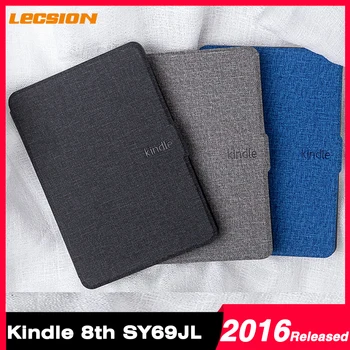 2020 Магнитный Смарт-тканевый чехол Kindle для Kindle 8-го поколения SY69JL 2016 Smart Shell Кожаная Откидная крышка с автоматическим отключением