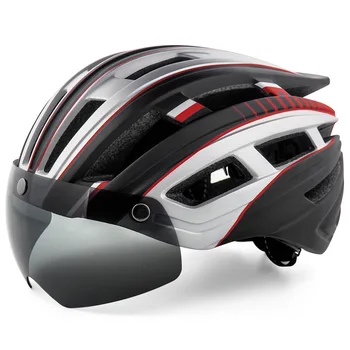 2022 Сверхлегкий велосипедный шлем, аэродинамика гоночного шоссейного велосипеда с задним фонарем, мужской спортивный велосипедный шлем с интегральным формованием