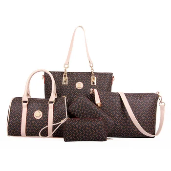 5 Комплектов Известной Брендовой Женской Роскошной сумки для рук на 2020 год, сумки-портмоне из Искусственной кожи, Женская сумка-Мессенджер, Bolsa Feminina