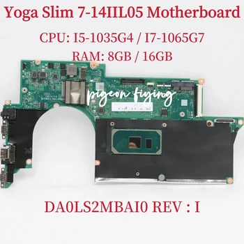 DA0LS2MBAI0 Материнская плата для ноутбука Lenovo Yoga Slim 7-14IIL05 Материнская плата Процессор: I5-1035G4 I7-1065G7 Оперативная память: 8 ГБ/16 ГБ 100% Тест В порядке