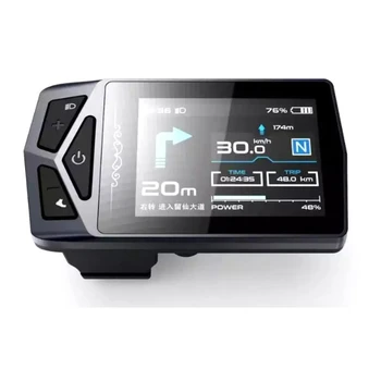E-Bike 02U Дисплей Цветной Экранный Индикатор для Bafang BBS 01 02 HD G510 G330 Среднеприводный Двигатель E-Bike Bluetooth Навигация