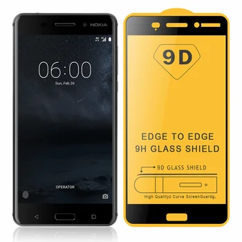 JONSNOW 2шт 9D Закаленное стекло для Nokia 6 5,5-дюймовое стекло на Nokia 6 TA-1021 Полноэкранное защитное стекло 9H взрывозащищенная пленка