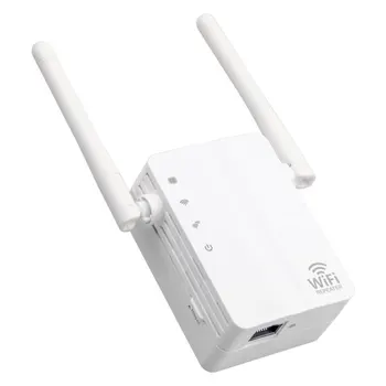 KuWFi 2.4G WiFi Удлинитель, Усилитель 300 Мбит/с, Wi-Fi ретранслятор, Усилитель Wi-Fi сигнала 802.11N, Беспроводной ретранслятор Wi-Fi дальнего действия