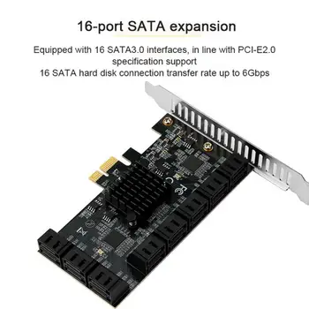 PCIE PCI E SATA 4X от 1X до 2/6/10 портов SATA 3,0 Контроллер pci Express Мультипликатор Карта расширения 6 Гбит/с Дополнительная карта Riser