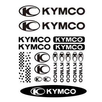 Автомобильная наклейка18 шт. в комплекте, велосипедные наклейки KYMCO, наклейки для горного велосипеда, водонепроницаемые наклейки для защиты от солнца, ПВХ, 30 см