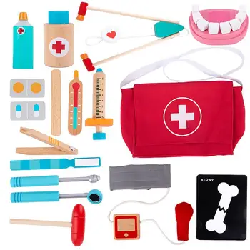 Набор доктора для детей, ролевые игры для девочек, аксессуары для больницы, инструмент медсестры, игрушки для детей, подарок