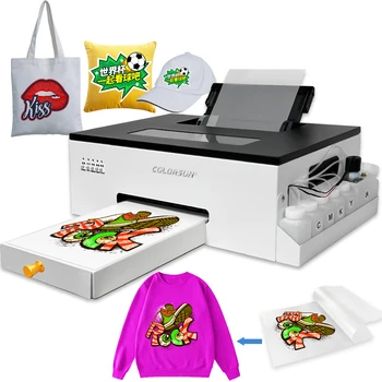 Новый DIY Цифровой принтер для струйной печати футболок A4 L805B Pet Film Transfer DTF принтер