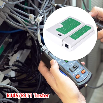 Портативный сетевой Кабельный тестер Pro RJ45 RJ11 Сетевой кабельный тестер Ethernet Детектор проводов Инструмент для ремонта сетей