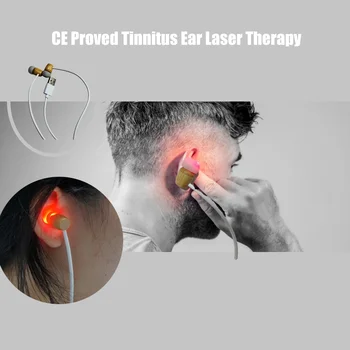 Шум В ушах Лазерная терапия уха Облучение LLLT Лазерная Физиотерапия Затычка для ушей Средний Отит Глухота Головокружение Диабет Облегчение Боли