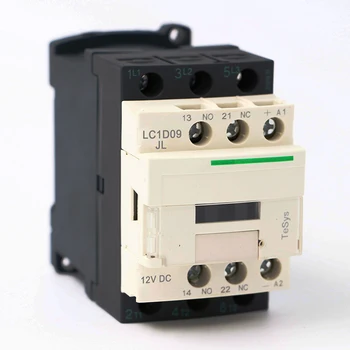 Электрический магнитный контактор постоянного тока LC1D09JL 3P 3NO LC1-D09JL 9A Катушка постоянного тока 12 В